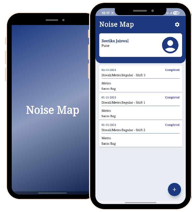 Noise Map App Interface